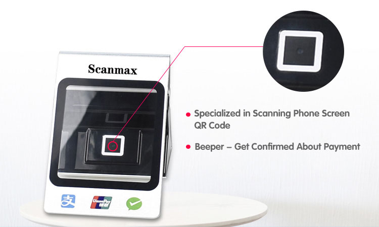 S900 Настольный 2D сканер штрих-кода Оплата мобильного телефона