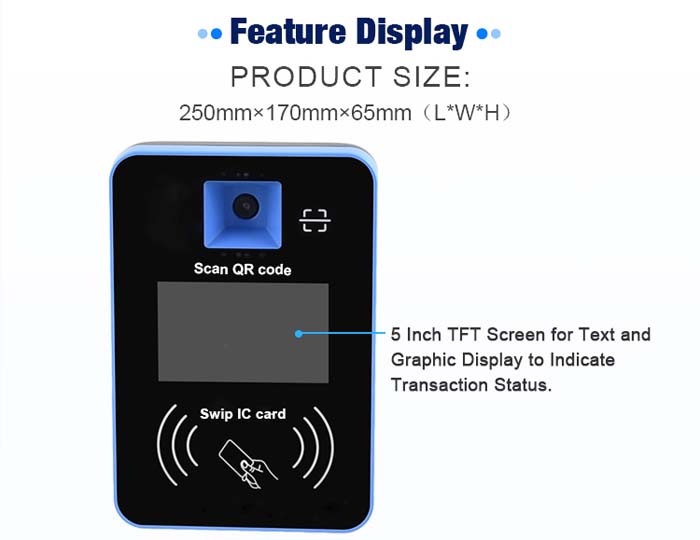 RD300 2D-сканер штрих-кода QR-код Считыватель карт контроля доступа NFC